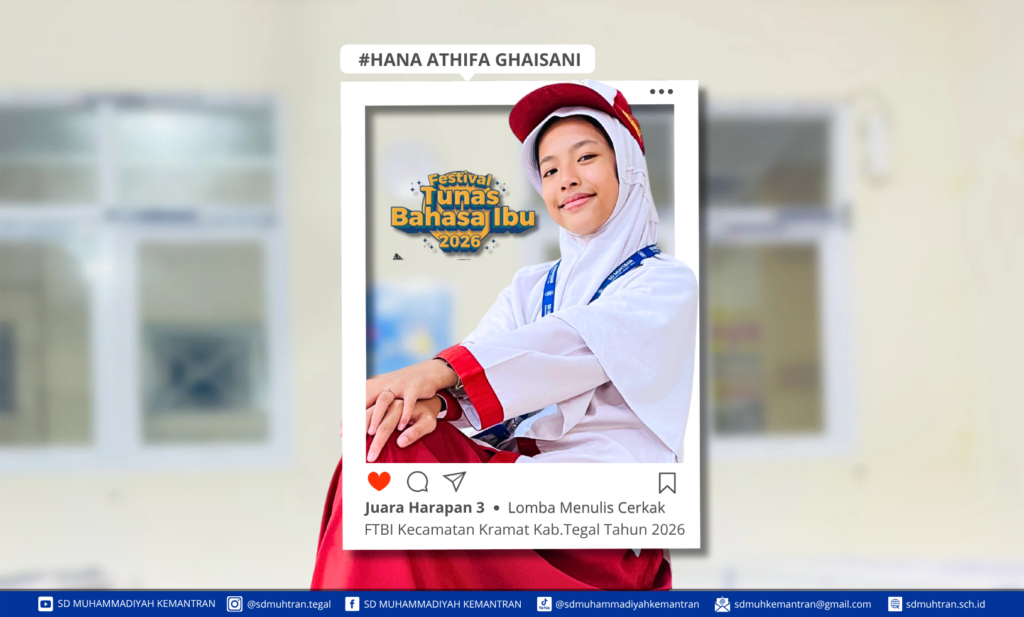 Juara Harapan 3 Lomba Menulis Cerkak FTBI Kecamatan Kramat Kab.tegal